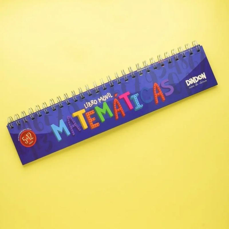 LIBRO MOVIL DE MATEMATICAS (TAPA DURA ESPIRALADO)