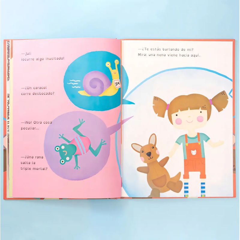 JULI NO PUEDE ESCAPAR (TD) LIBRO + MUÑECO NENA + STICKERS (Nuevo) - Miniatura 9