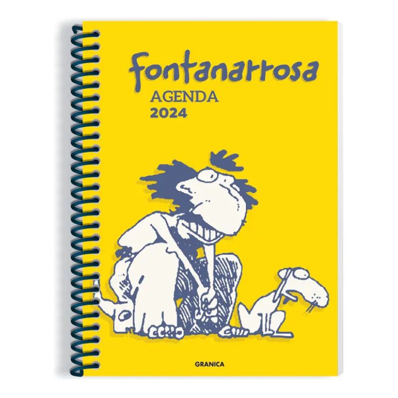 AGENDA 2024 FONTANARROSA ANILLADA AMARILLA (Nuevo)