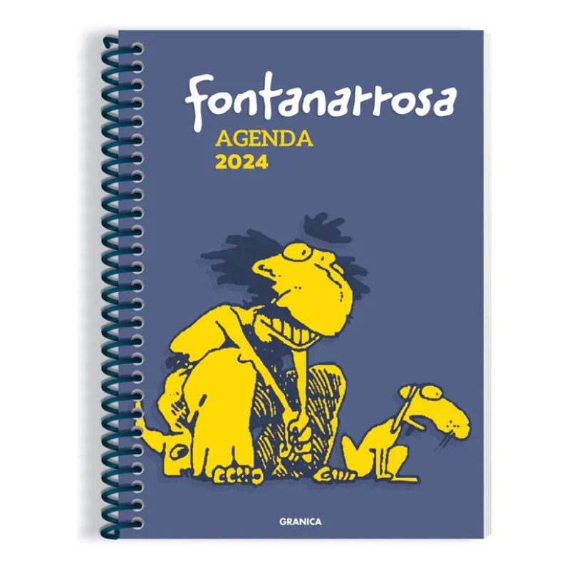 AGENDA 2024 FONTANARROSA ANILLADA AZUL (Nuevo)