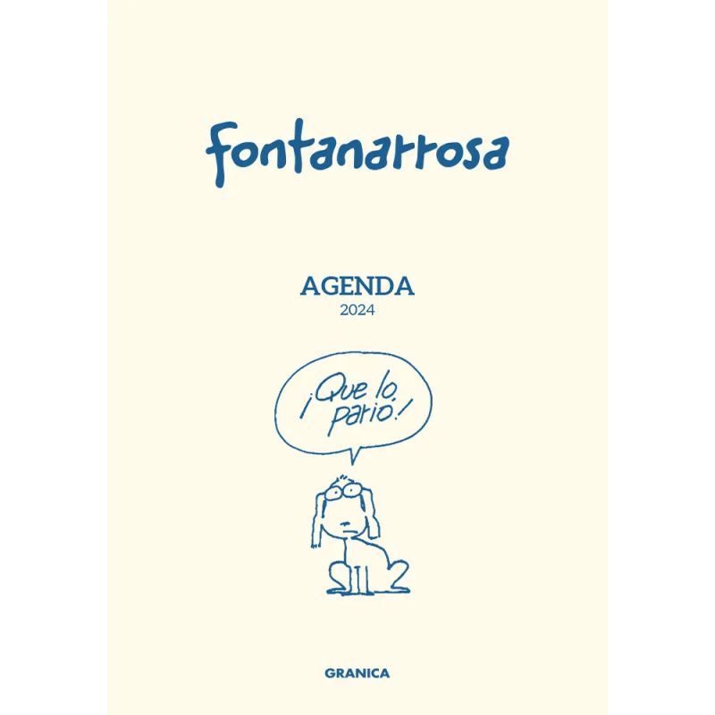 AGENDA 2024 FONTANARROSA ANILLADA AZUL (Nuevo) - Miniatura 2