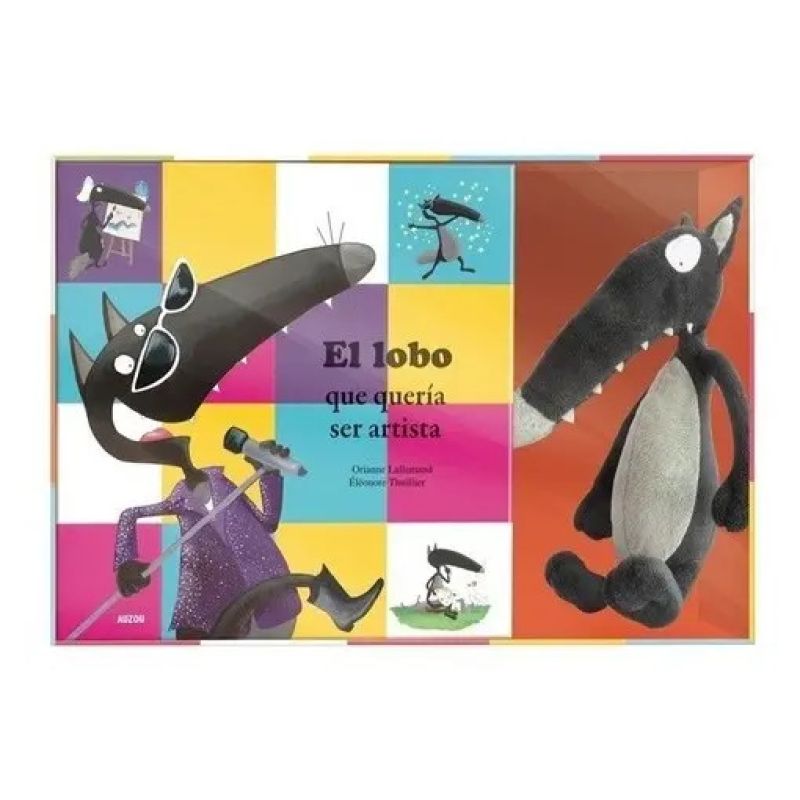 LOBO QUE QUERIA SER ARTISTA, EL - (TD) COFRE LIBRO + TITERE