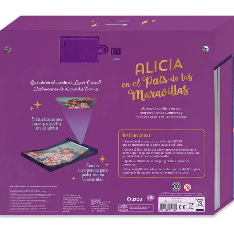 ALICIA EN EL PAIS DE LAS MARAVILLAS - LIBRO PROYECTOR (Nuevo) - Miniatura 2