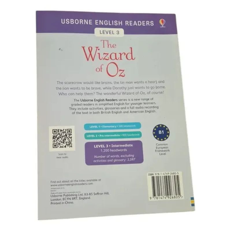 The Wizard Of Oz - Usborne English Readers - Level 3 (Usado) - Miniatura 2