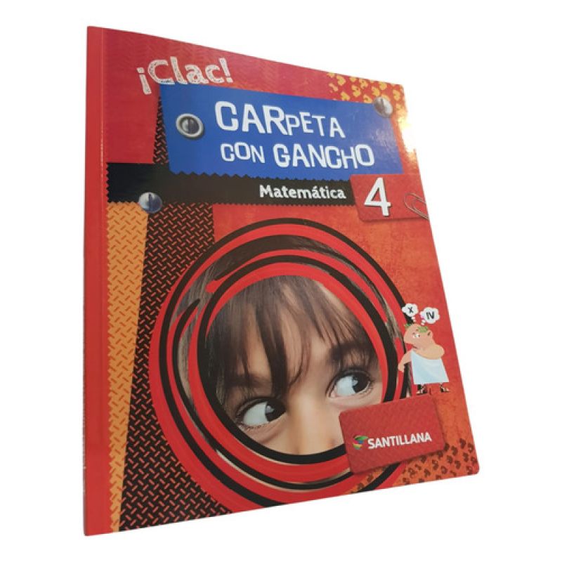 Carpeta Con Gancho 4 - Matematica 4 - Santillana (Usado) - Miniatura 2