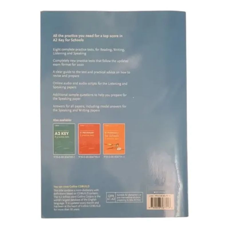 Collins A2 Key For Schools: 8 Practice Tests W/audio Online (Usado) - Miniatura 2