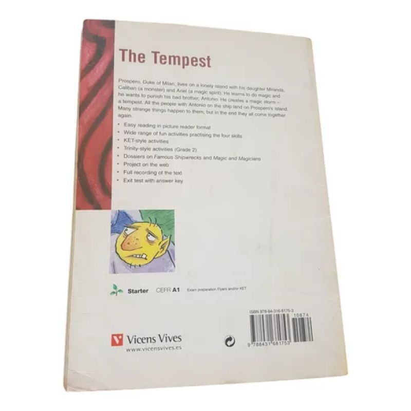 The Tempest - Green Apple A 1 - Sin Cd - Shakespeare William (Usado) - Miniatura 2
