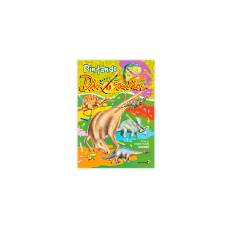 PINTANDO DINOSAURIOS 4 TITULOS