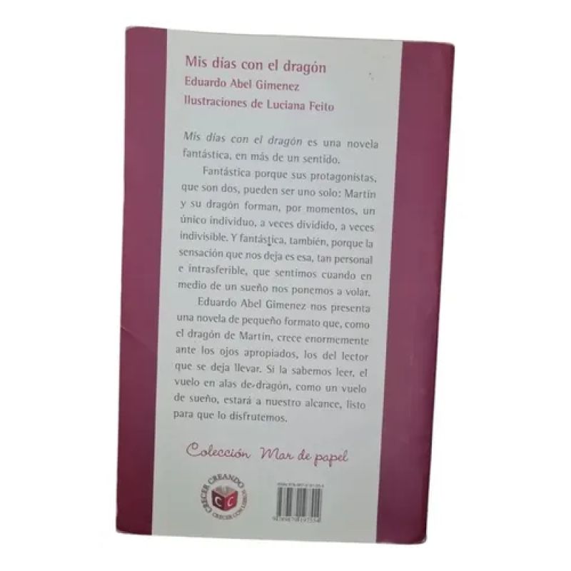 Mis Días Con El Dragón - Eduardo Gimenez - Mar De Papel (Usado) - Miniatura 2
