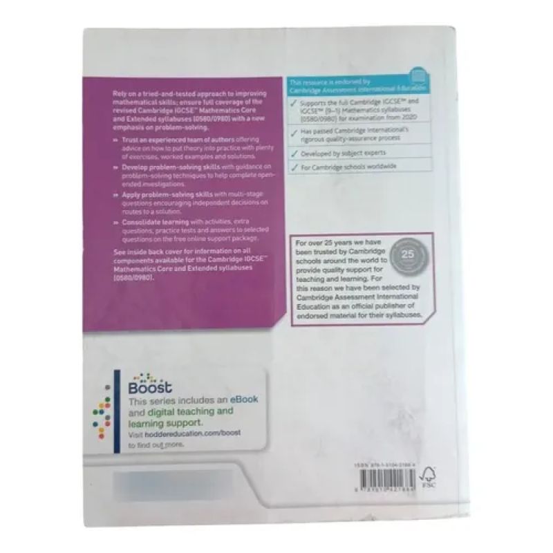 Mathematics - Core And Extended - 4th Ed - Cambridge Igcse (Usado) - Miniatura 2