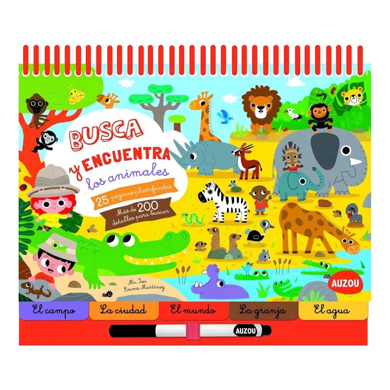 BUSCA Y ENCUENTRA LOS ANIMALES (ANILLADO) (CARTONE)