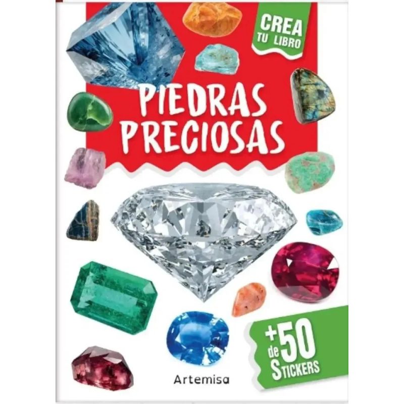 PIEDRAS PRECIOSAS (+ DE 50 STICKERS) (CREA TU LIBRO)