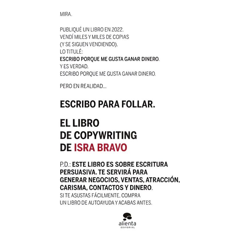 LIBRO DE COPYWRITING ESTE LIBRO ES SOBRE ESCRITURA PERSUASIVA (4-¦ EDICION) (RUSTICO)