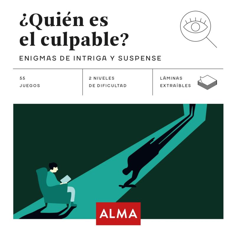 QUIEN ES EL CULPABLE ENIGMAS DE INTRIGA Y SUSPENSE (55 JUEGOS) (2 NIVELES DE DIFICULTAD)
