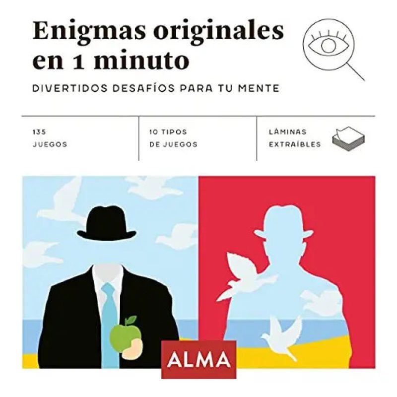 ENIGMAS ORIGINALES EN 1 MINUTO DIVERTIDOS DESAFIOS PARA TU MENTE (135 JUEGOS) (10 TIPOS DE JUEGOS)