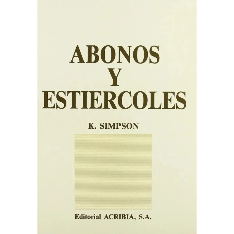 ABONOS Y ESTIERCOLES