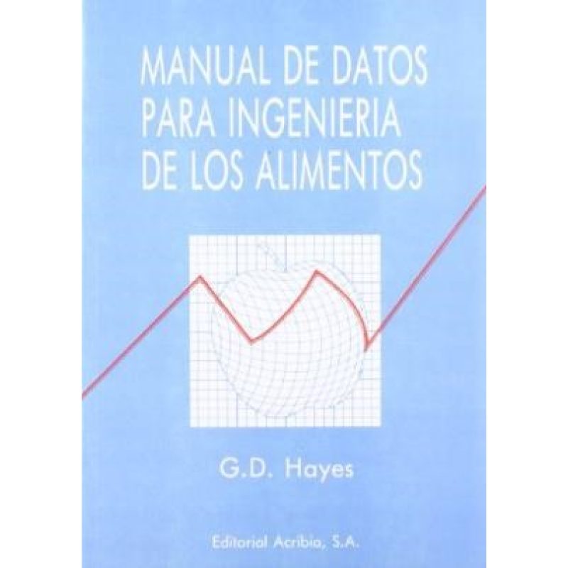 MANUAL DE DATOS PARA INGENIERIA DE LOS ALIMENTOS