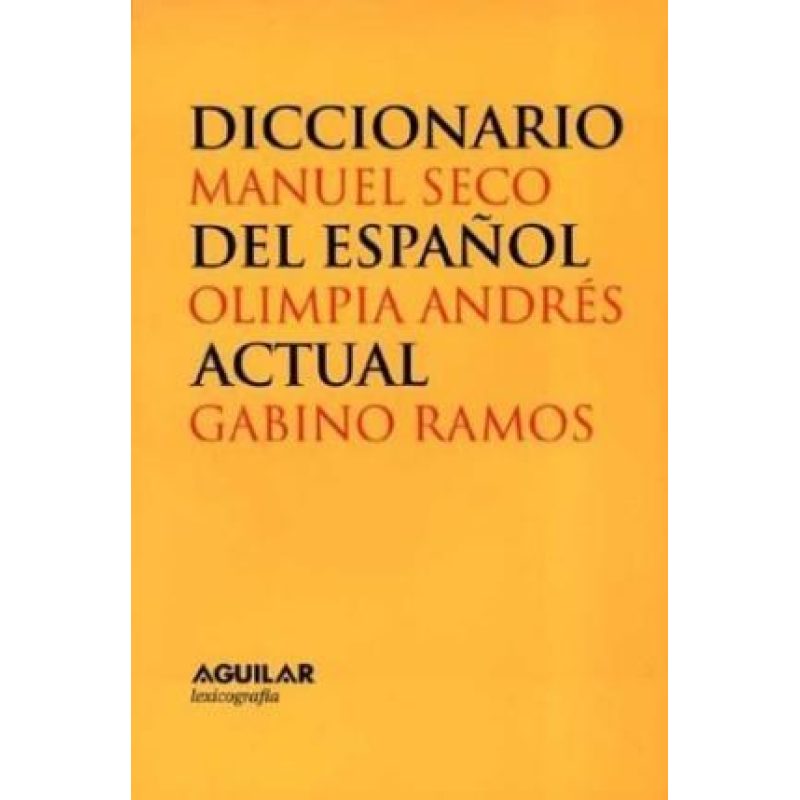 DICCIONARIO DEL ESPAÑOL ACTUAL (2 TOMOS) (CARTONE)