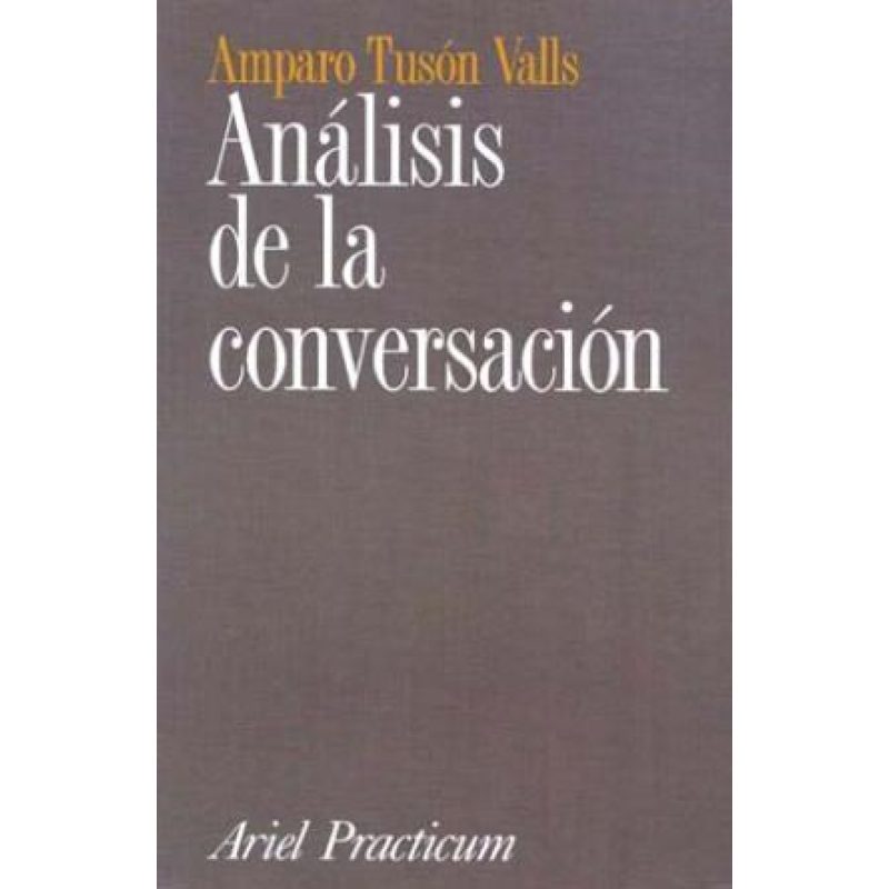 ANALISIS DE LA CONVERSACION (COLECCION ARIEL PRACTICUM)