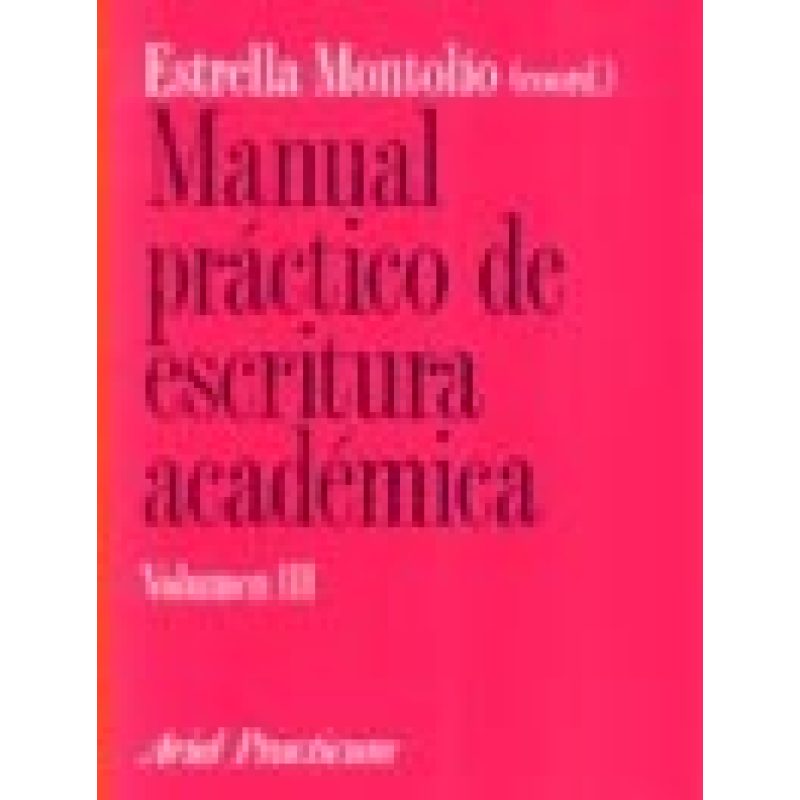 MANUAL PRACTICO DE ESCRITURA ACADEMICA III (ARIEL PRACTICUM)