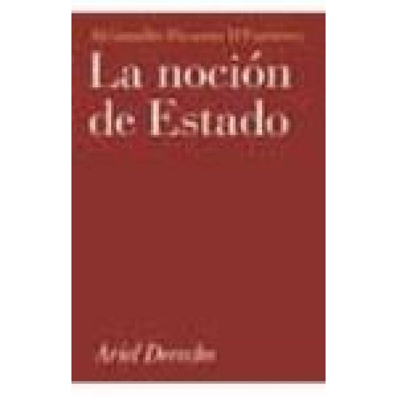 NOCION DE ESTADO UNA INTRODUCCION A LA TEORIA POLITICA (ARIEL DERECHO)