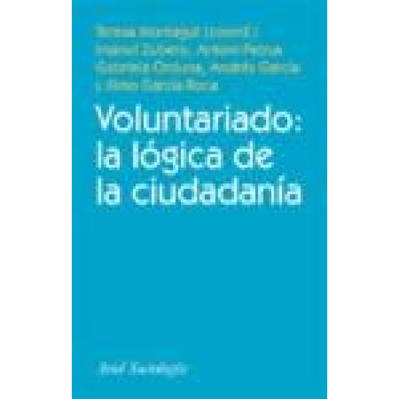 VOLUNTARIADO LA LOGICA DE LA CIUDADANIA (ARIEL SOCIOLOGIA)