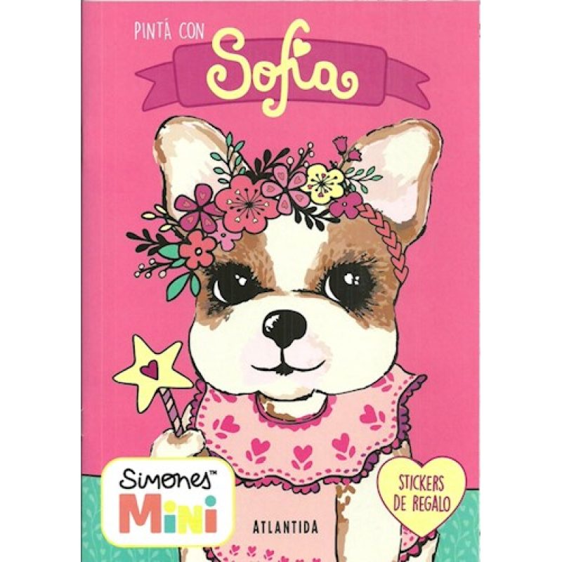 PINTA CON SOFIA (STICKERS DE REGALO) (RUSTICO)