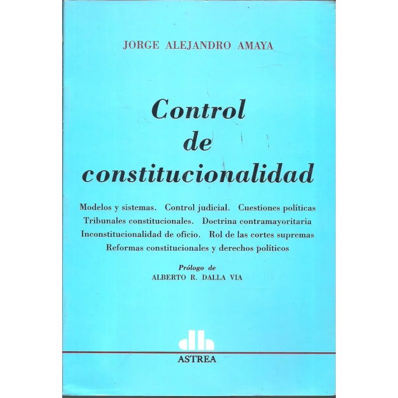 CONTROL DE CONSTITUCIONALIDAD