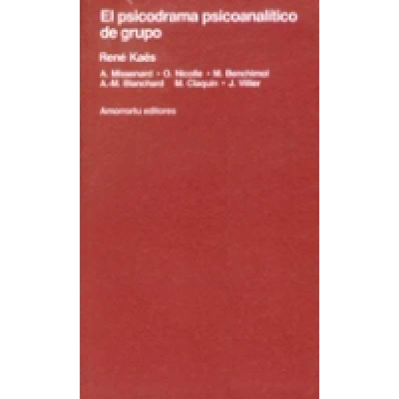 PSICODRAMA PSICOANALITICO DE GRUPO
