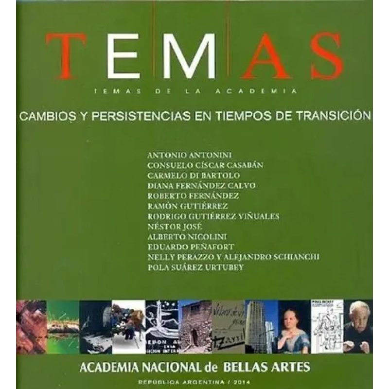 TEMAS DE LA ACADEMIA DE BELLAS ARTES CAMBIOS Y PERSISTE NCIAS EN TIEMPOS DE TRANSICION 2014