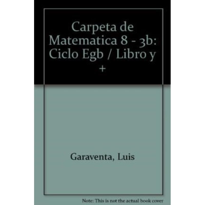 CARPETA DE MATEMATICA 8 AIQUE EGB