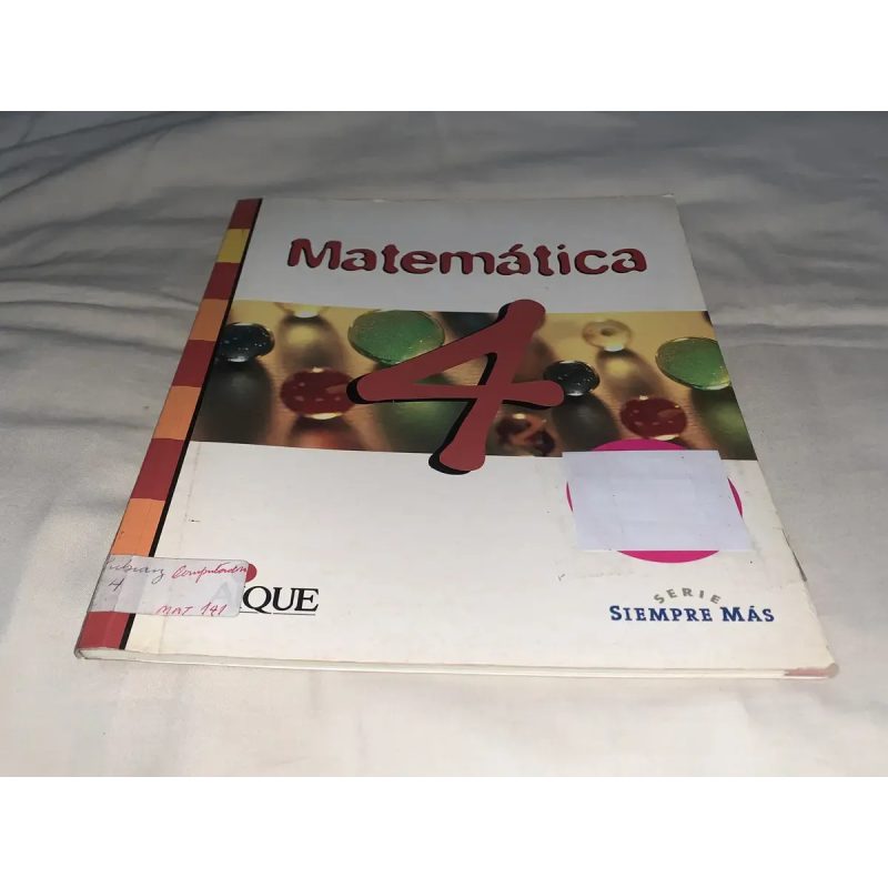 MATEMATICA 4 AIQUE EGB (SERIE SIEMPRE MAS) CON CARPETA DE ACTIVIDADES