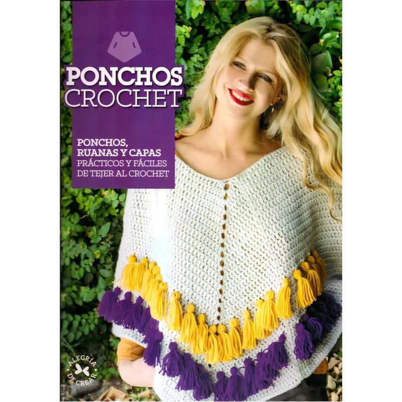 PONCHOS CROCHET (RUSTICA)