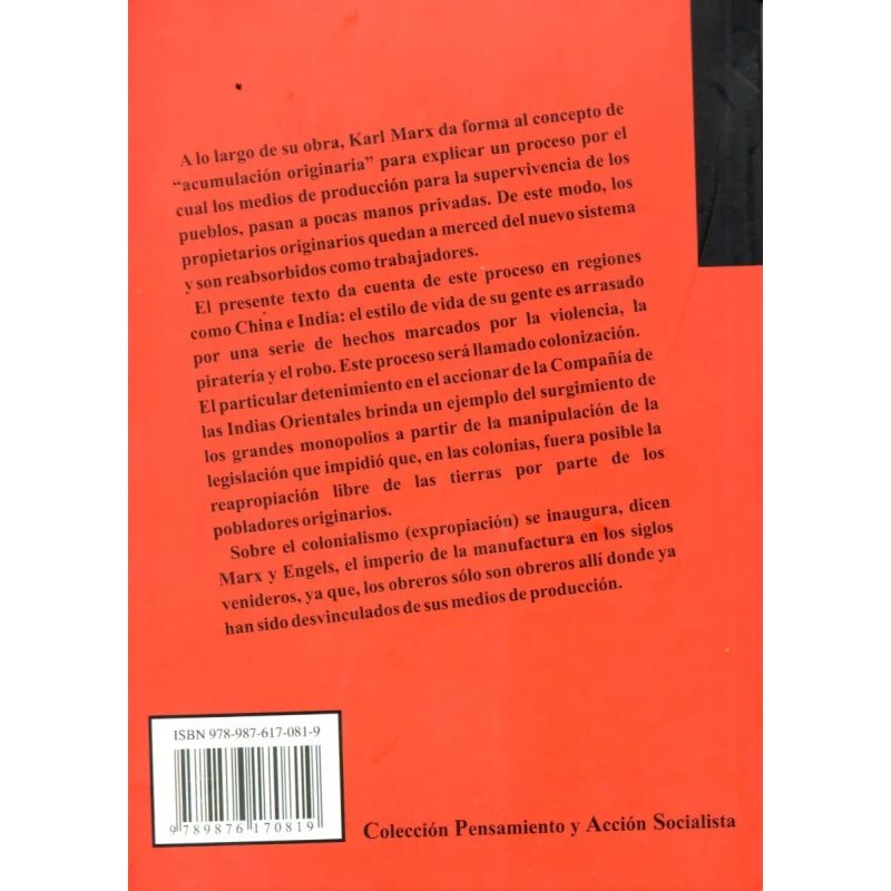 ACERCA DEL COLONIALISMO (COLECCION PENSAMIENTO Y ACCION SOCIALISTA) (RUSTICA)