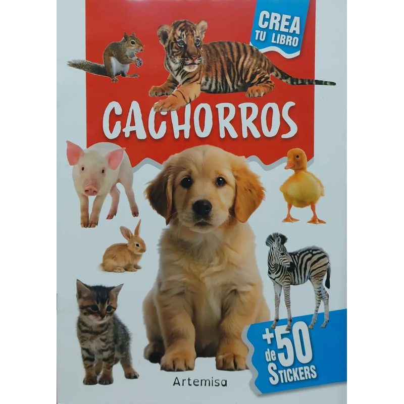 CACHORROS (LIBRO CON FIGURAS AUTOADHESIVAS)
