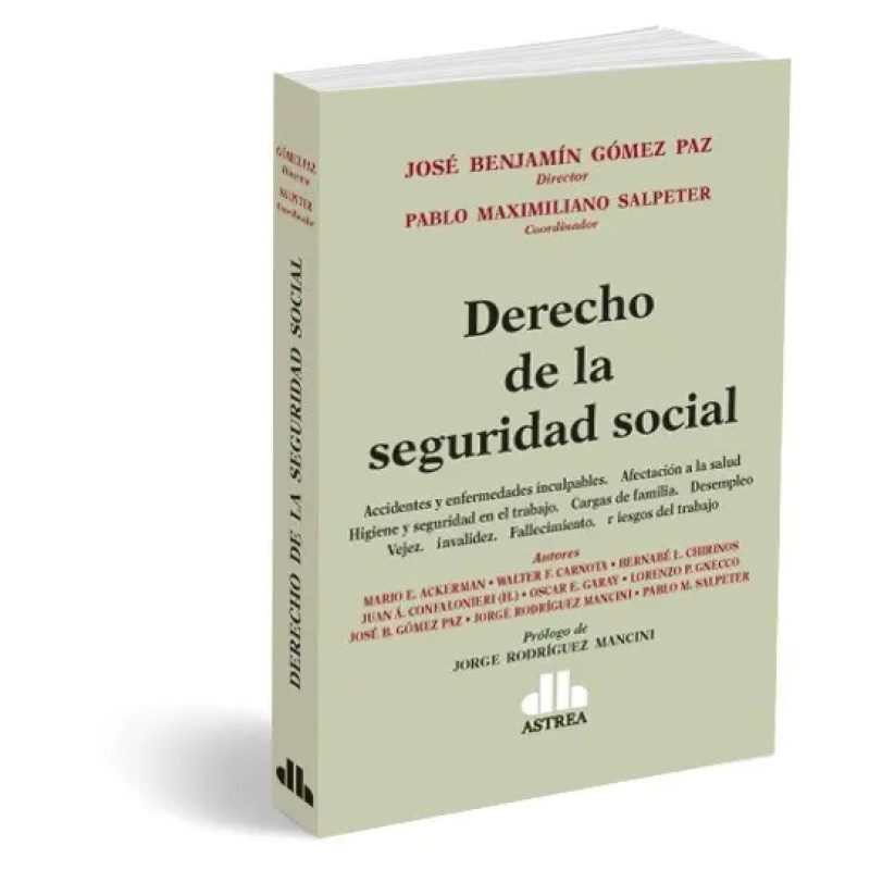 DERECHO DE LA SEGURIDAD SOCIAL (PROLOGO DE JORGE RODRIGUEZ MANCINI)