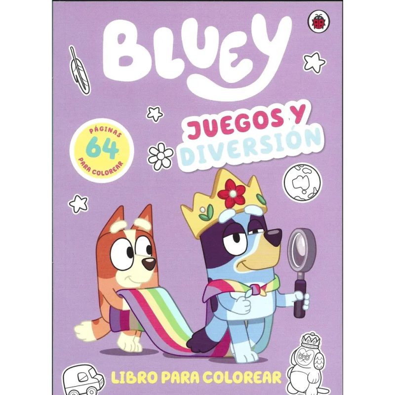 BLUEY JUEGOS Y DIVERSION (LIBRO PARA COLOREAR)