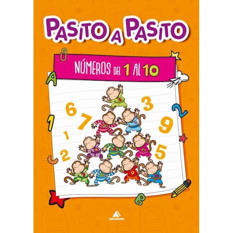 NUMEROS DEL 1 AL 10 (COLECCION PASITO A PASITO) (RUSTICA)