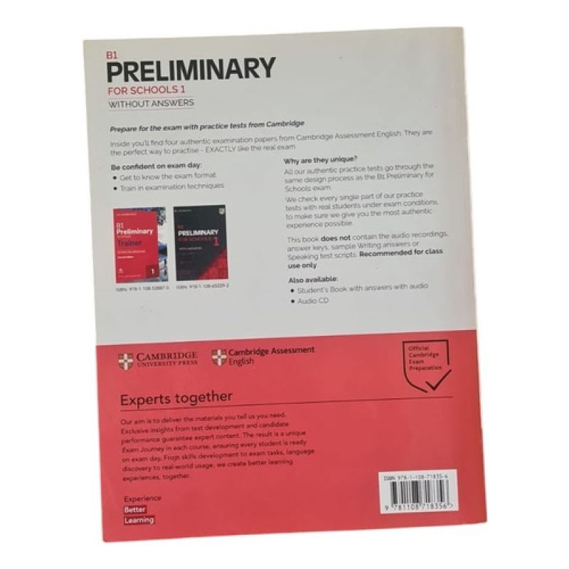 B1 Preliminary For Schools 1 -for The Rev2020 - Kel Edicio (Usado) - Miniatura 2