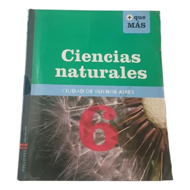 Ciencias Naturales 6 - Caba + Que Mas - Edelvives (Usado)