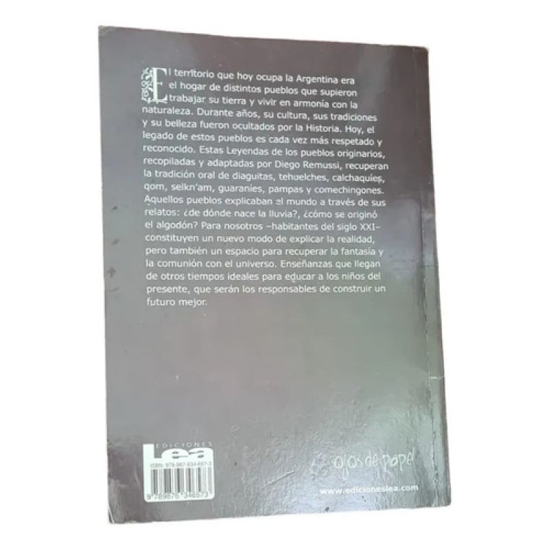 Leyendas Pueblos Originarios -  Diego Rimussi - Lea (Usado) - Miniatura 3