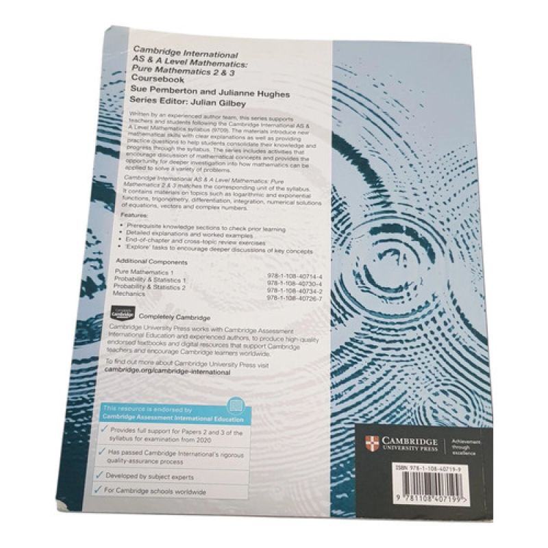 Cambridge International As & A Level Mathematics: Pure Mathe (Usado) - Miniatura 2