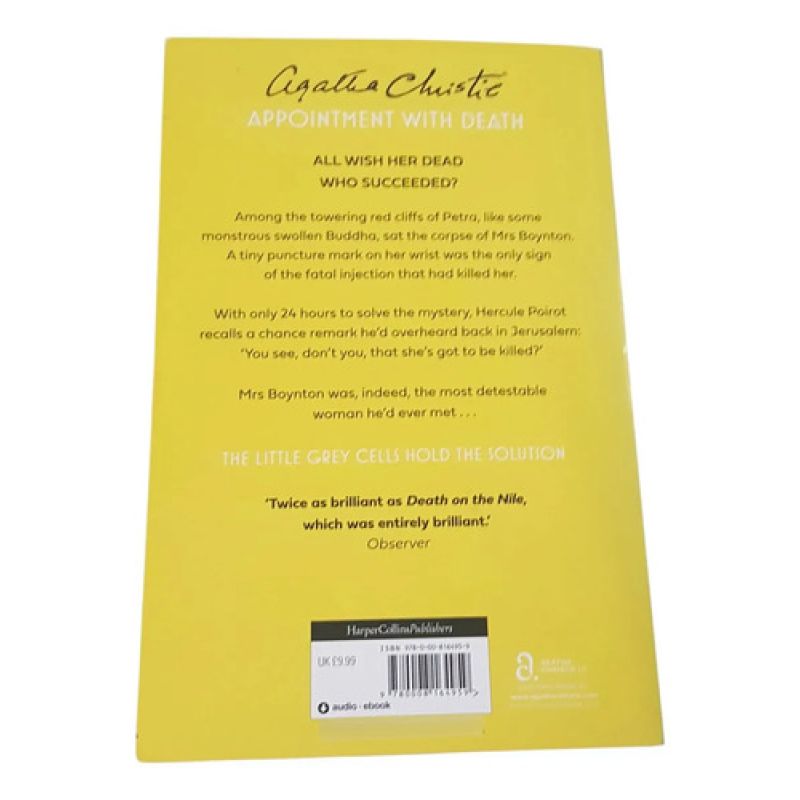 Poirot: Appointment With Death - Agatha Christie -harpercoll (Usado) - Miniatura 2