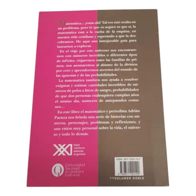 Matemática... ¿estás Ahí? -  Adrián Paenza - Siglo Xxi (Usado) - Miniatura 2