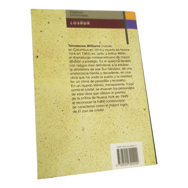 El Zoo De Cristal -tennesse Williams-  Ed Losada (Usado) - Miniatura 2