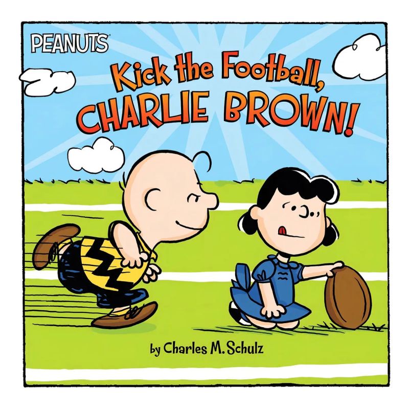 KICK THE FOOTBALL, CHARLIE BROWN ! - PB