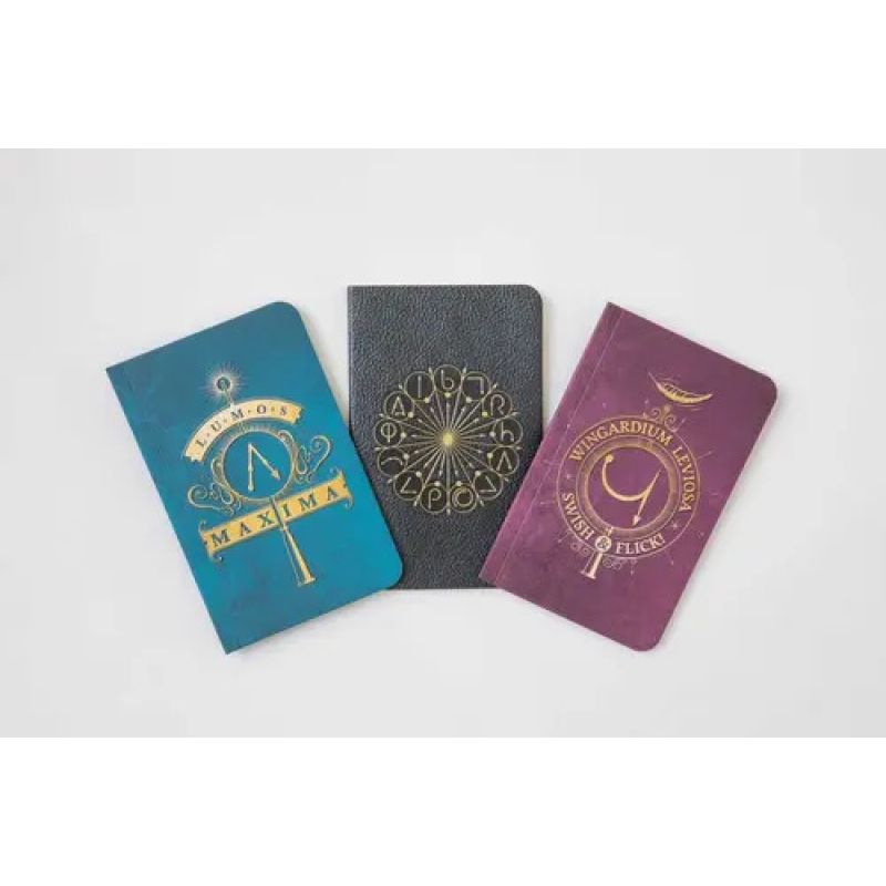 HARRY POTTER: SPELLS POCKET NOTEBOOK COLLECTION - SET OF 3