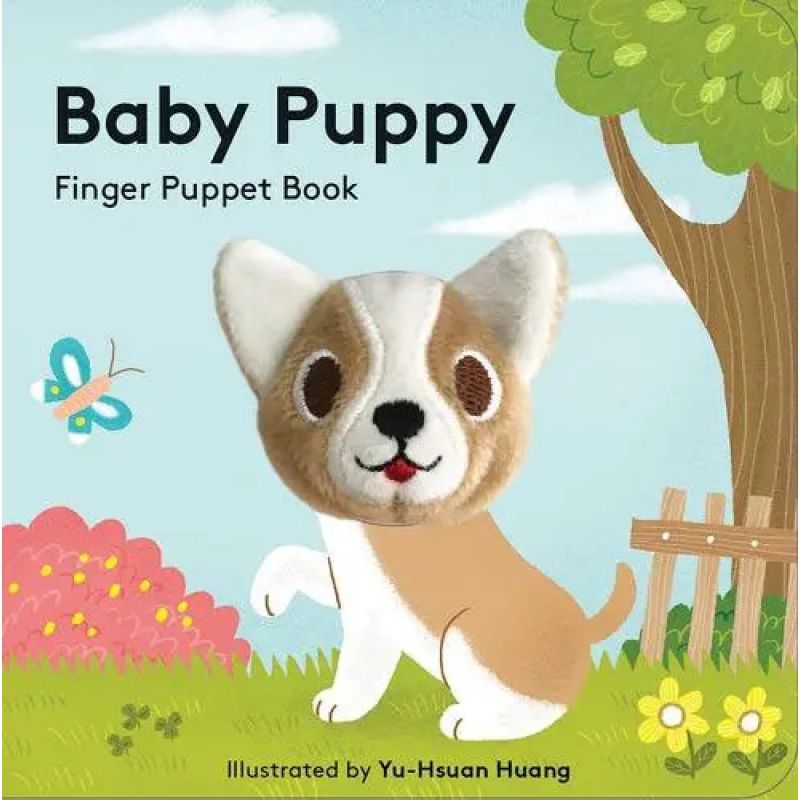 BABY PUPPY - FINGER PUPPET BOOK - BOARD BOOK