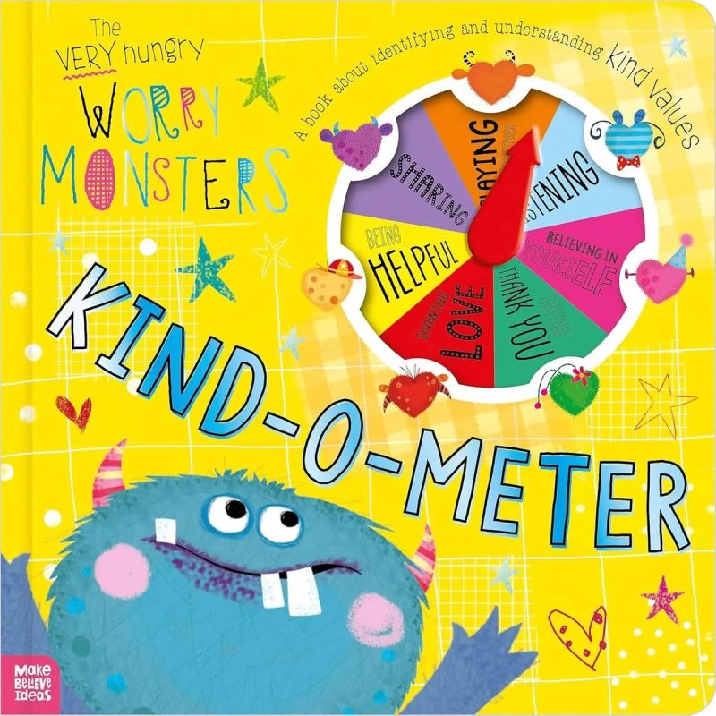 VERY HUNGRY WORRY MONSTER: KIND-O-METER - BOARD BOOK