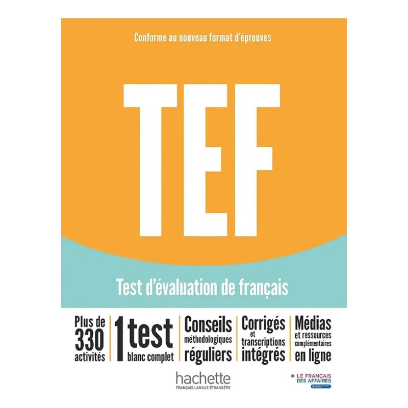 TEF TEST D'AVALUATION DE FRANCAIS N/ED.